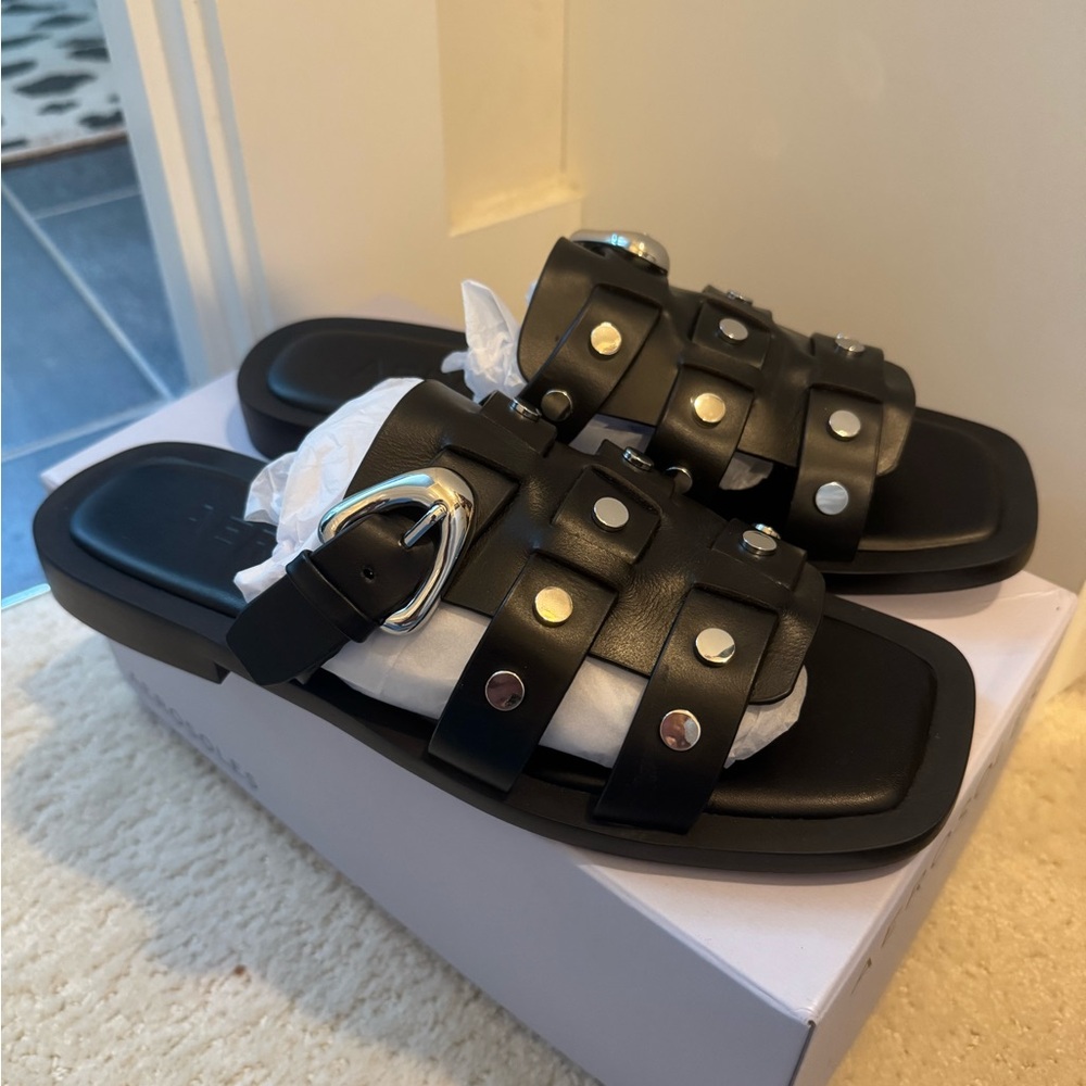 Aerosoles St Marks studded slide sandals